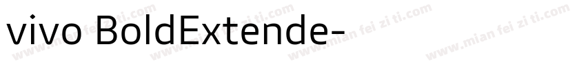 vivo BoldExtende字体转换